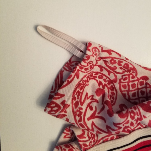 Athleta Pineapple Print Quarter-Zip Jacket, Red - Picture 4 of 6